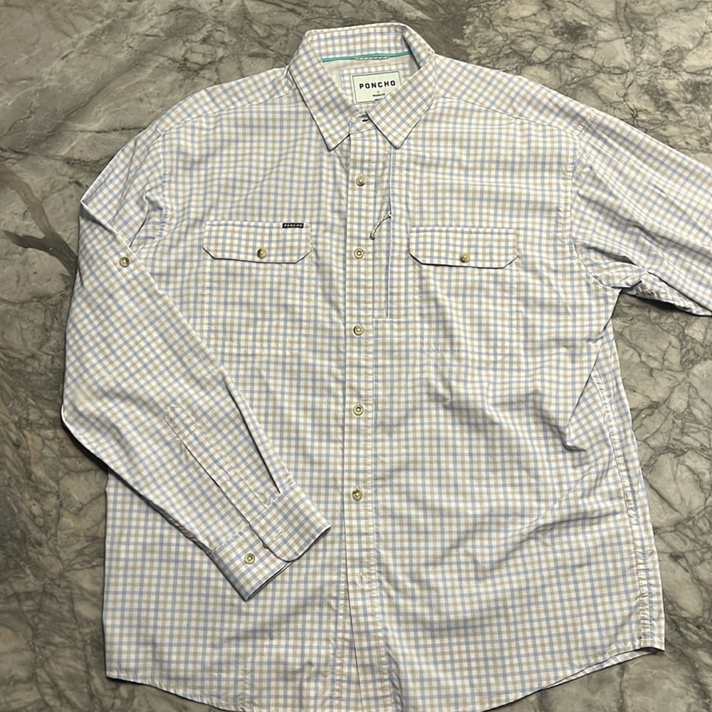 Men’s Poncho Shirt size large